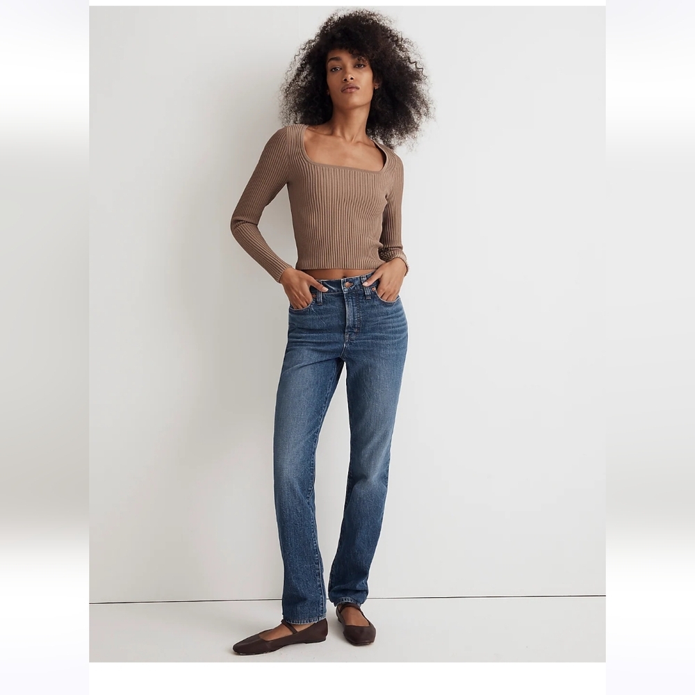 Madwell Perfect Vintage Jean in Decatur Wash size 30 tall